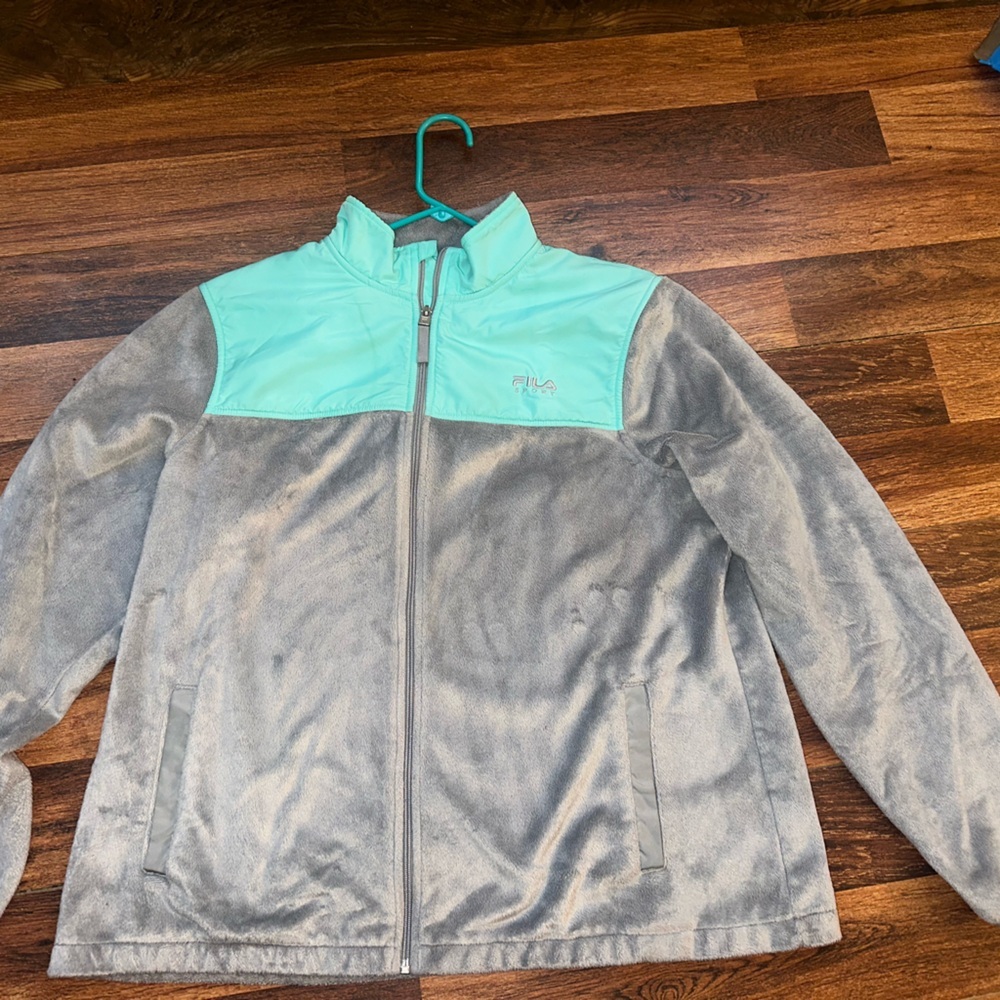 Fila Women's Sweater - Mint and Gray